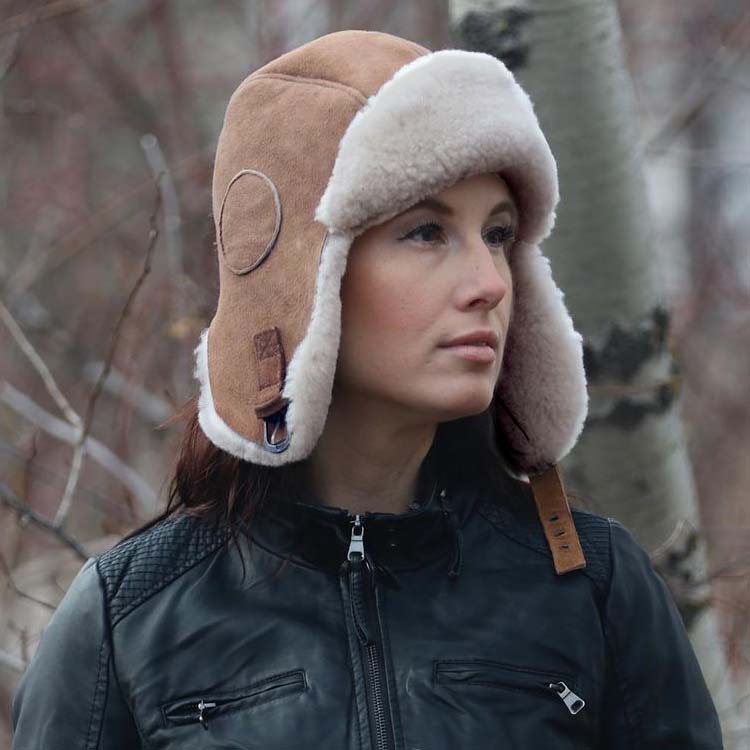 Shearling Aviator Hat