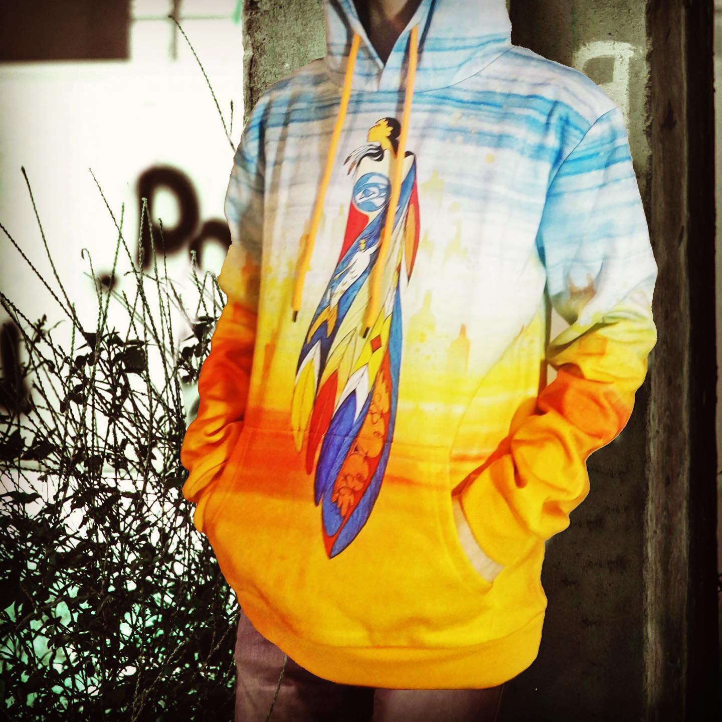 Indigenous Art Hoodie Sweatshirt