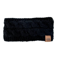 Brown Bear Knit Ear Warmer Headband