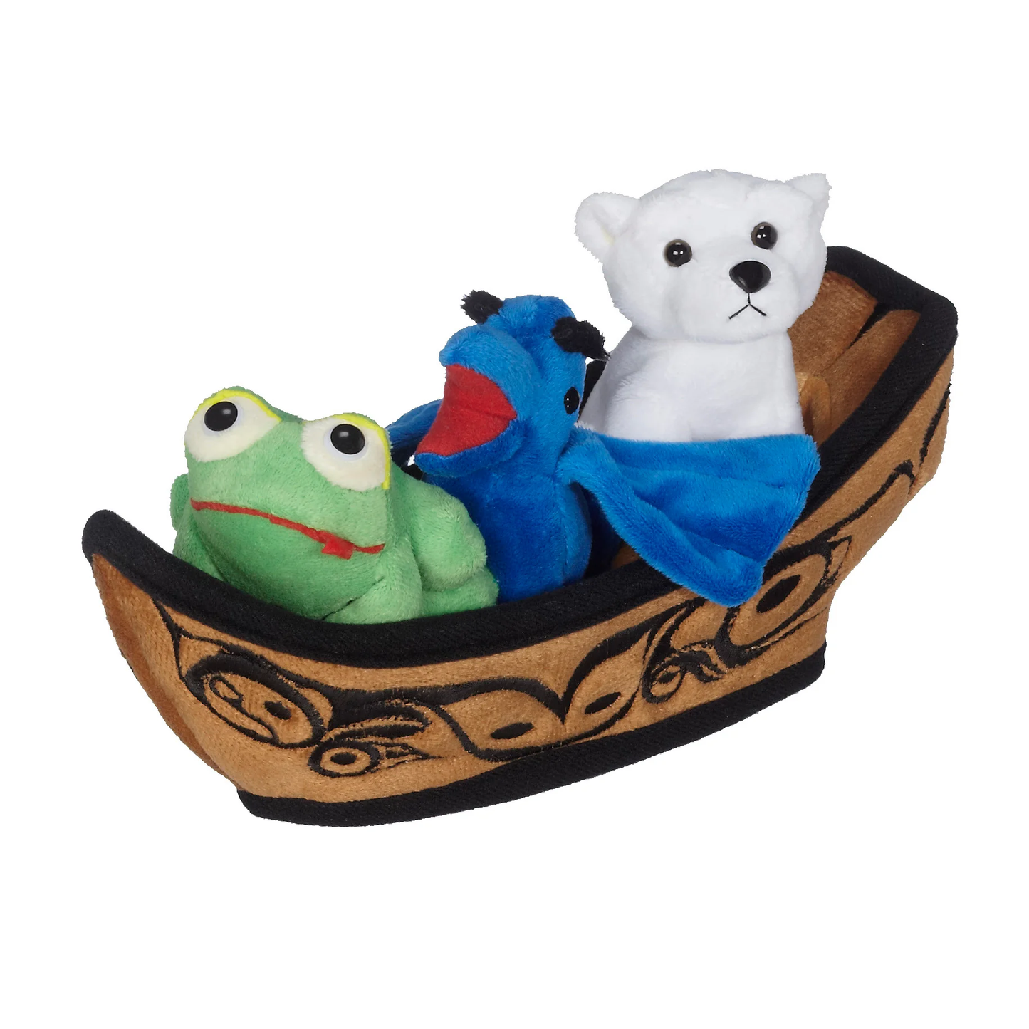 Bill Helin Collection 12" Canoe Play Set with Finger Puppets