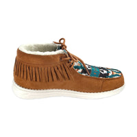 Women's Western Mesquite Fringed Moccasin Boots