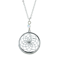 Sterling Silver Dreamcatcher Pendant Necklace