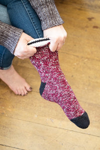 Marled Wool Socks