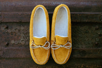 Men's Lined Moccasin Slippers