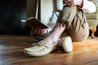 Men's Caribou Moccasin Slippers