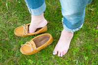 Women's Moose Hide Moccasin Shoes