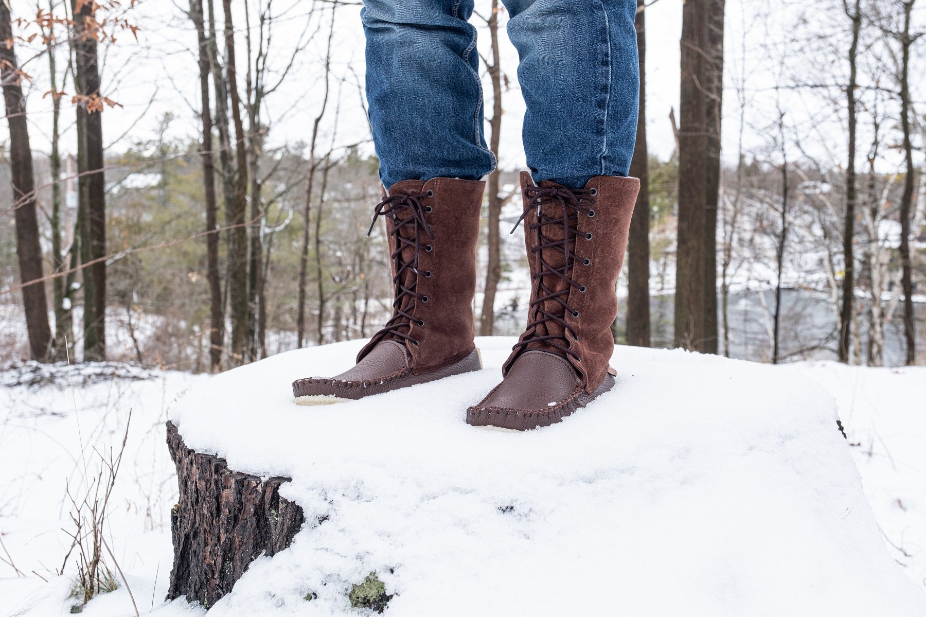 Men s Snowshoe Moccasin Boots