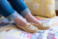 Women's Beaded Moccasin Slippers