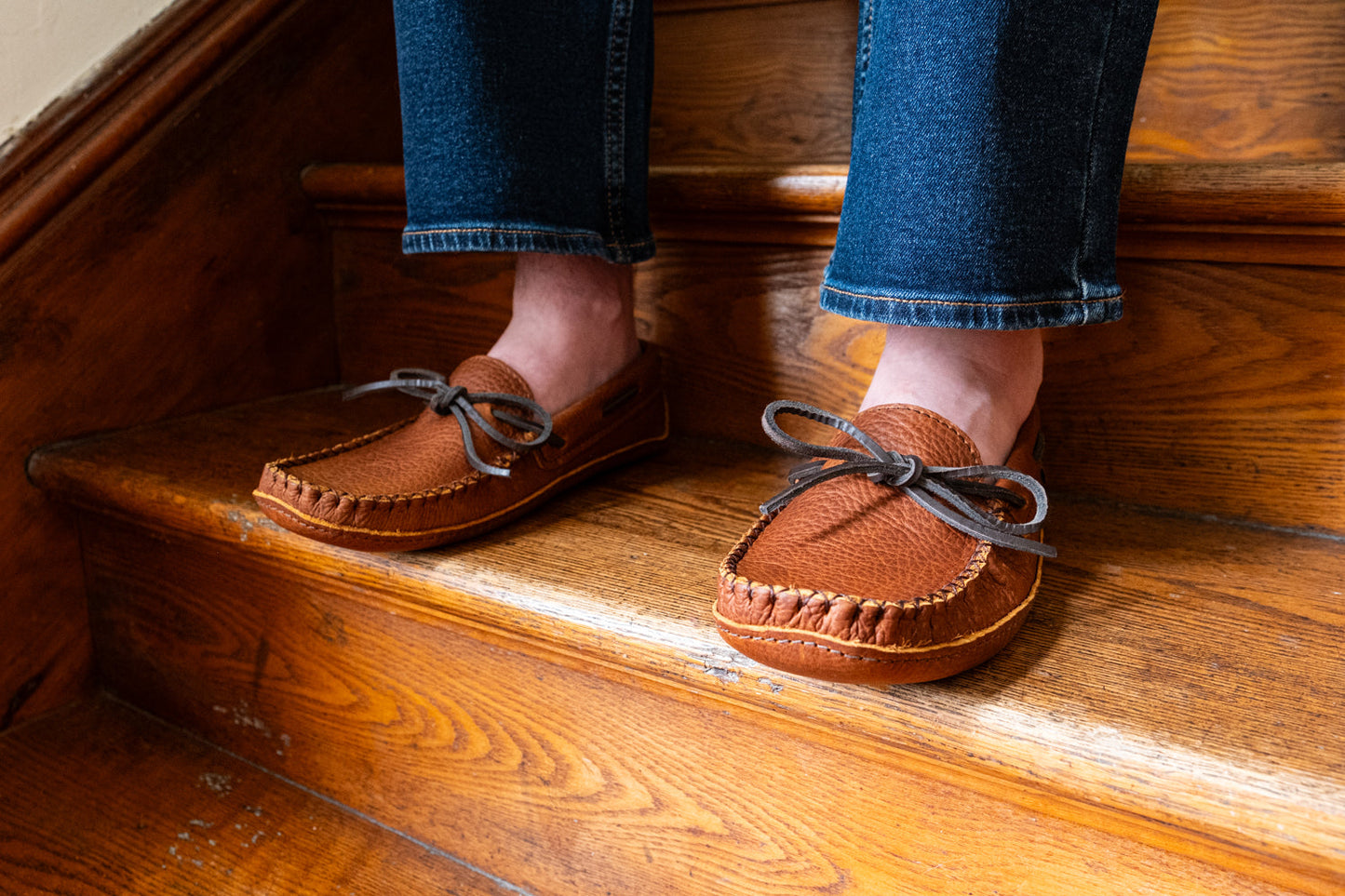 Men's Wide Moccasin Slippers