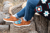 Women's Western Mesquite Fringed Moccasin Boots