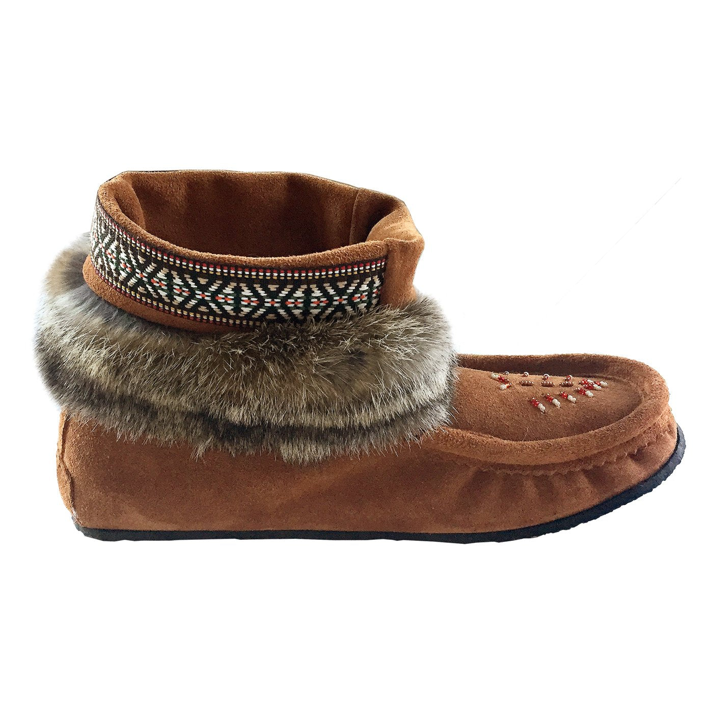 Native american fur boots hotsell