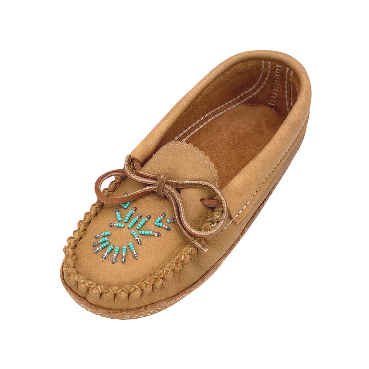 Women's Beaded Moccasin Slippers