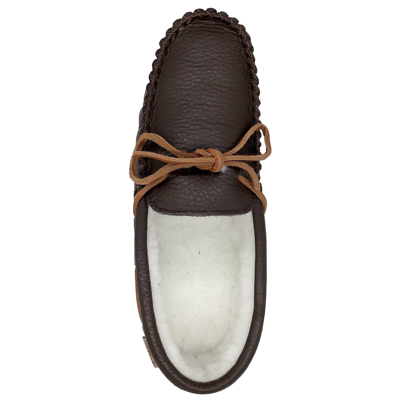 Fleece fashion lined moccasins mens