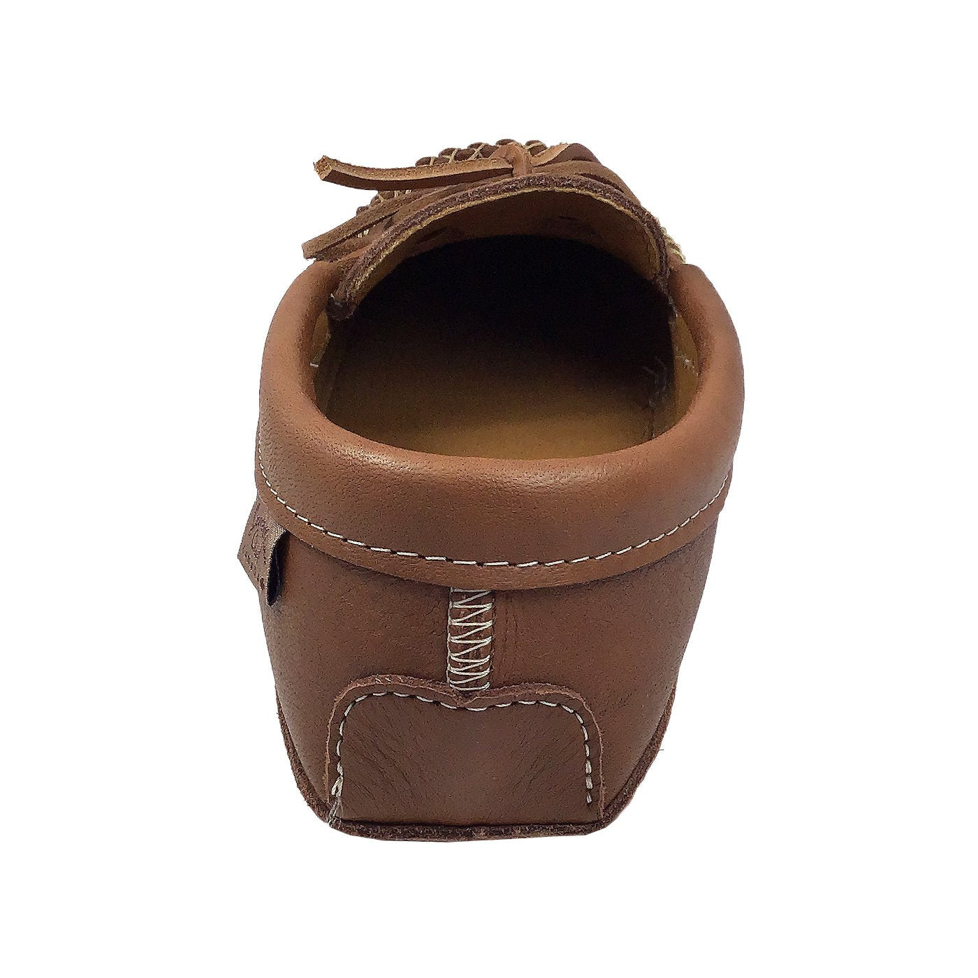 Men's Double Leather Moccasin Slippers