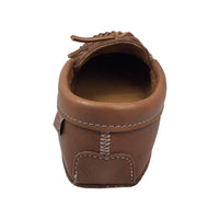 Men's Double Leather Moccasin Slippers