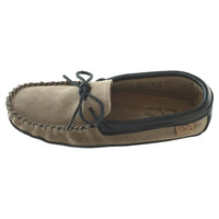 Men's Suede Moccasin Slippers