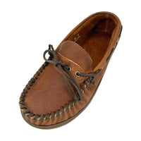 Men's Wide Leather Moccasin Shoes