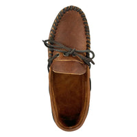 Men's Wide Leather Moccasin Shoes