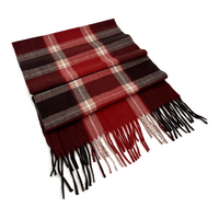 Plaid Knit Scarf