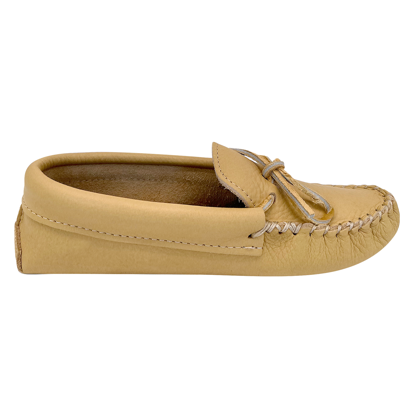 Women's Moose Hide Leather Moccasin Slippers