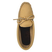 Women's Moose Hide Leather Moccasin Slippers