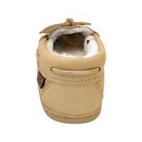 Women's Sheepskin Lined Moccasin Slippers with Sole