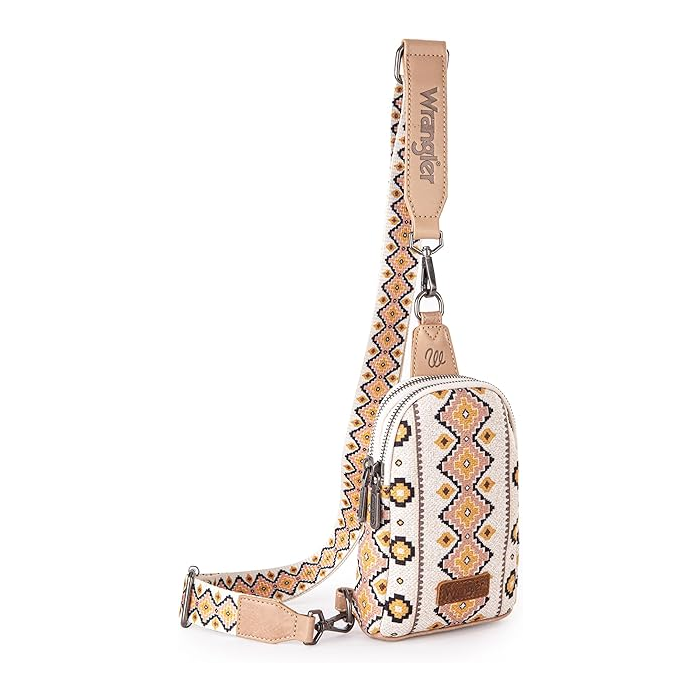 Aztec Print Crossbody Sling Chest Bag