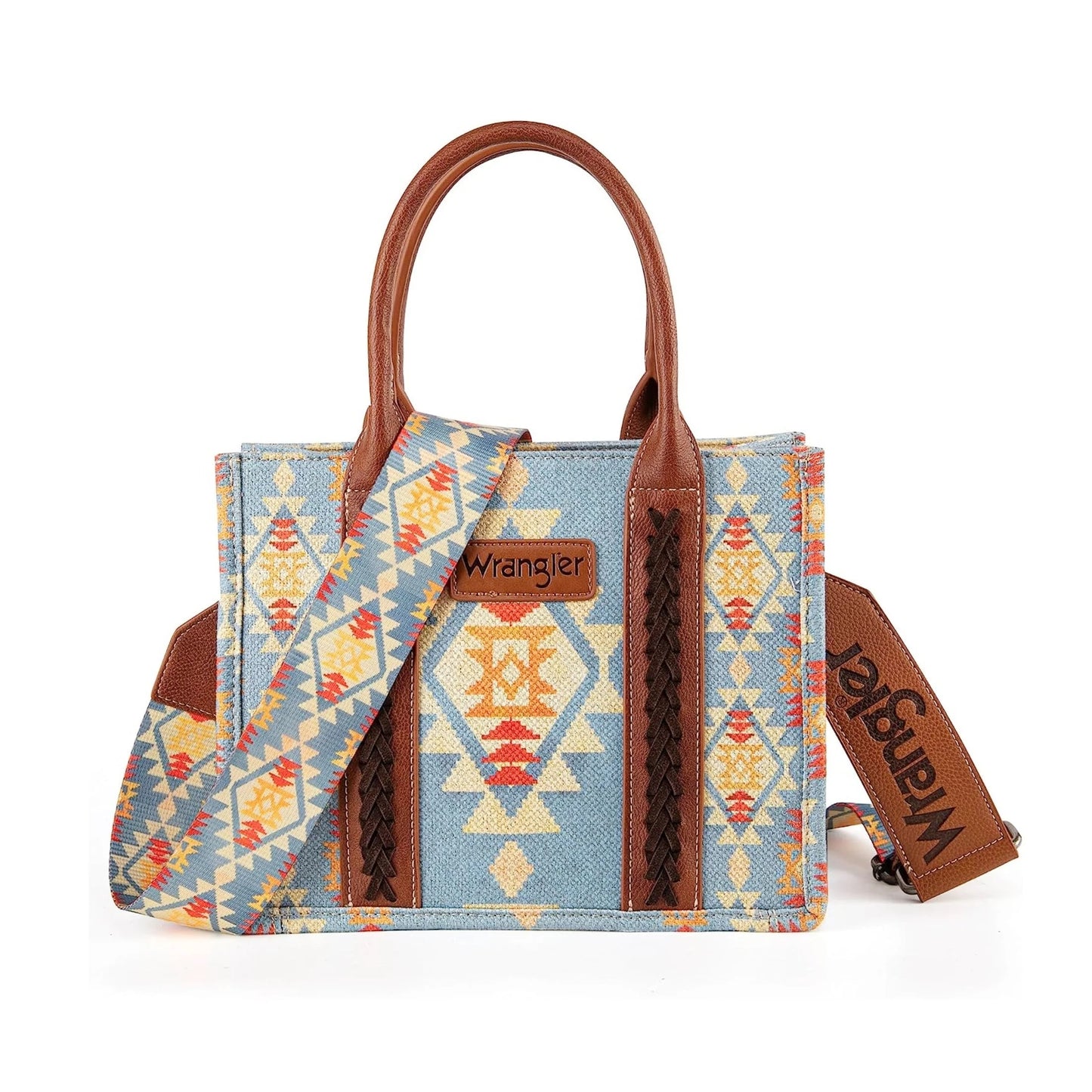 Southwestern Print Small Canvas Tote